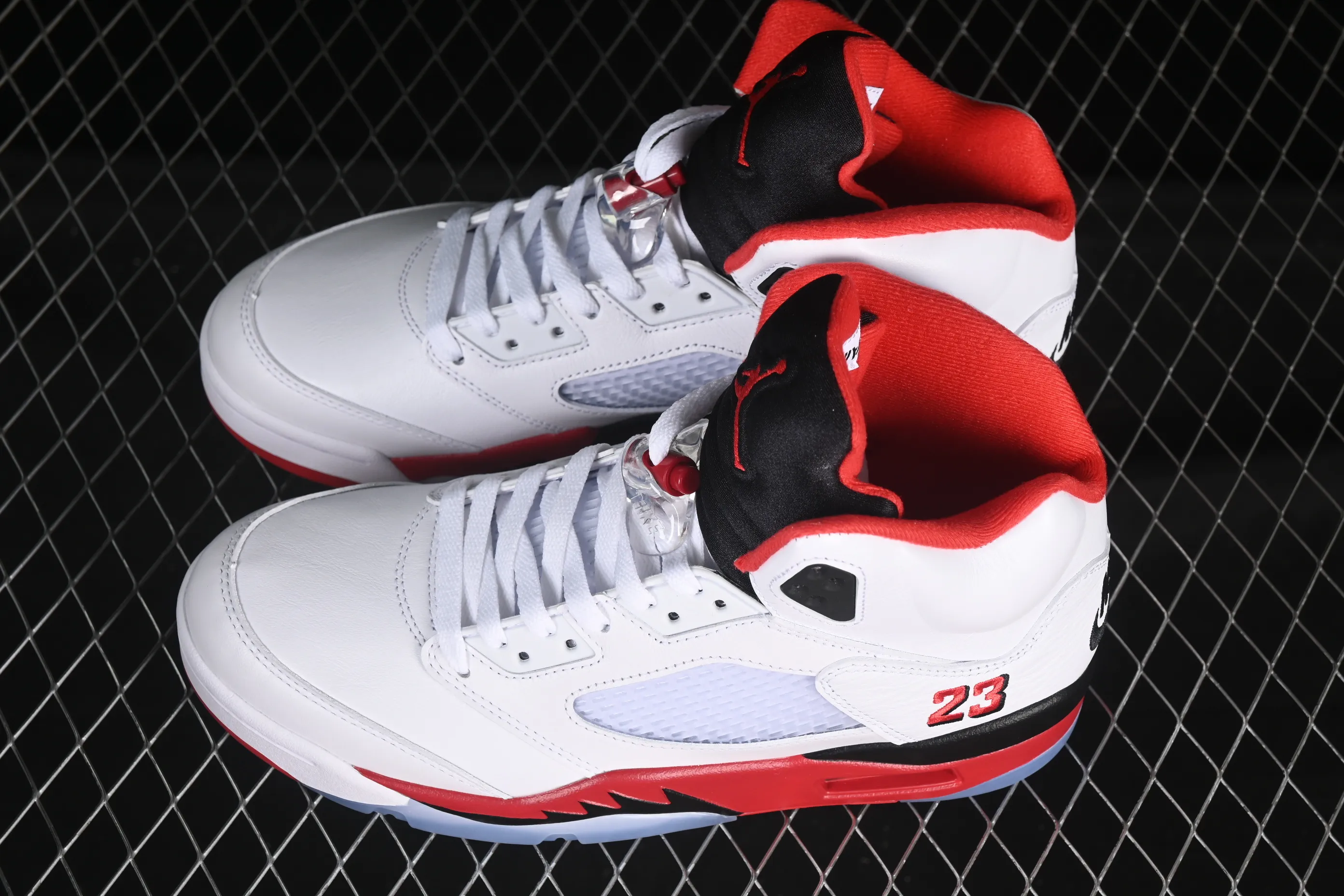 All categories Air Jordan Jordan series basketball shoes Air Jordan 5 OG version Air Jordan 5 Retro "Fire Red Black Tongue" AJ5 Joe 5 Rukawa Maple Flame Red Basketball Shoes HQ7978-101